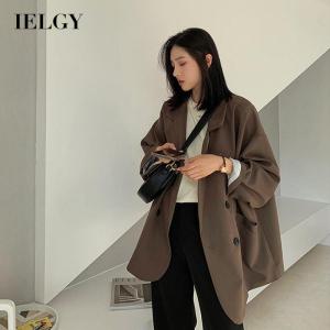 IELGY small suit jacket women fashion Korean style loose college style