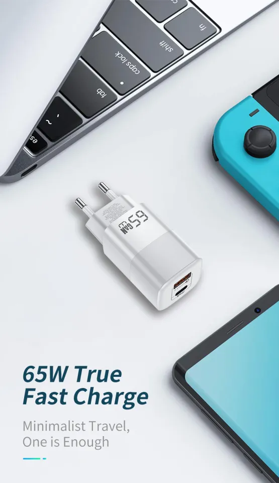 GaN】KUULAA GaN 65W 50W 40W 35W 33W 20W USB C Charger Quick Charge