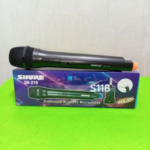 S118 MIC WIRELESS SINGLE MIX 1 CHANNEL HANDLE PEGANG MIKROPHONE