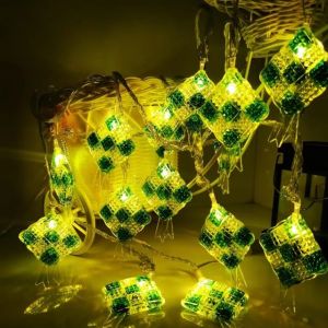 LAMPU HIAS KETUPAT lampu model ketupat lebaran Lampu natal lampu ketupat lampu tumblr ramadhan plastic plastik bisa cod gratis ongkir