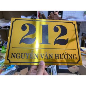 Hỗ trợ- Biển số nhà bảng số nhà phòng ban hộ kinh doanh phòng chức năng biển công ty in UV sắc nét giao ngay 1h