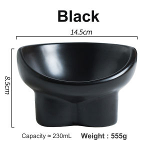 Cute Q Large caliber cat food bowl cat water bowl ceramic pet bowl mangkuk kucing 貓碗陶瓷 狗碗陶瓷