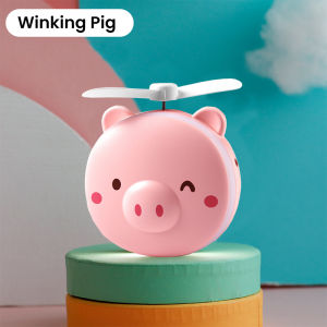 VONT LED Mirror Fan 3-in-1 Mini Pocket Fan USB Rechargeable Handheld Fan Travel Vanity Mirror