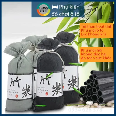 Túi than hoạt tính khử mùi ô tô lọc không khí khử mùi hôi ẩm mốc tủ quần áo phòng ngủ oto xe hơi đánh tan mùi hôi khó chịu an toàn sức khỏe