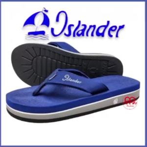 Islander Navy/Grey Mens Authentic and Original summer rubber slippers/flipflops