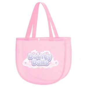 Lưới túi lưu trữ cho trẻ em Đồ chơi đầy màu sắc carryall với thiết kế thông gió bãi biển hồ bơi phụ kiện tổ chức Ba lô