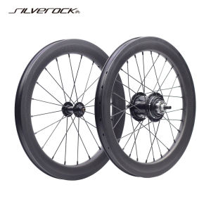 SILVEROCK Alloy Wheels 16" 1 3/8" 349 Rim Brake 6 Speed Inner 3 x 2 External SRF3 Hub for Bro mpton 3sixty Pikes Folding Bike Wheelset