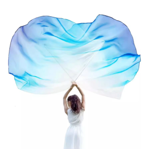 2Pcs Semicircle Worship Wing Flags Praise Dance Flags with Scalable Rods for Church Dance Banners Easy to Use