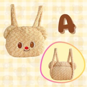 มาแล้วจ้า ❤️  กระเป๋าเป้น้องหมีเนย BT - มีทั้งหมด 3 หน้า งานน่ารัก คิ้วท์สุดๆ - ขนาด 38×30 cm.