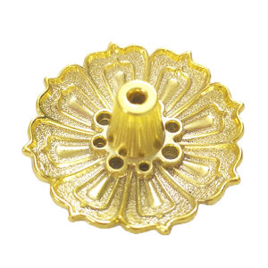 Incense Stick Holder 3Pcs/Set Alloy Lotus Incense Burner Holder Base For Sticks & Cone & Coil