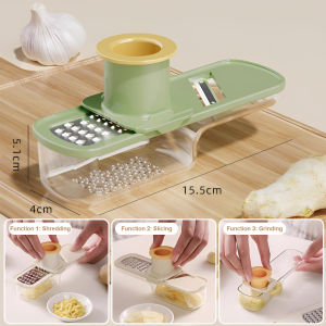 3 in 1 Stainless Steel Slicer Shredder Grinder Kitchen Tool Multifunction Food Vegetable Cutter
