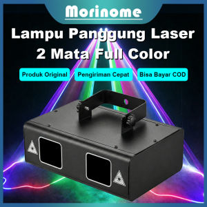 Lampu Panggung Laser 4 mata Full Color Four Eyes Laser Animation  Light RGB Fullcolour Powerfull Disco Bar Party Gereja Pesta Event Dancing Konser Wedding 100% Original MOOISHC