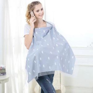 Cotton Breastfeeding Cover with Adjustable Hoop: A Comfortable Nursing Accessory