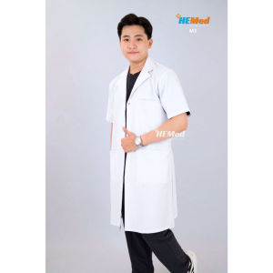 ÁO BLOUSE NAM- TÚI CHÌM- TAY NGẮN CHẤT COTTON DÀY DẶN KHÔNG NHĂN KHÔNG XÙ ĐỒNG PHỤC Y TẾ.