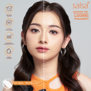 SALSA Cover Me Loose Powder - Bedak Tabur Oil Sebum Control Tahan Lama 12 Jam Setting Face Powder Natural Translucent