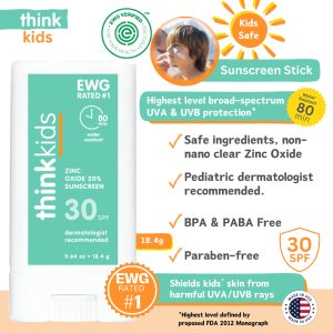 Think kids Safe Sunscreen Stick SPF 30 (0.64oz/18.4g)