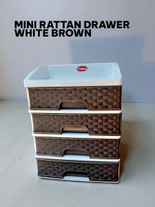 Rattan Desk Drawer  Mini Drawer Organizer