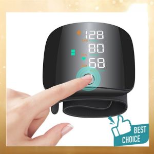 Home Use Wrist Blood Pressure Monitor with Pulse Rate and Arrhythmia Warning