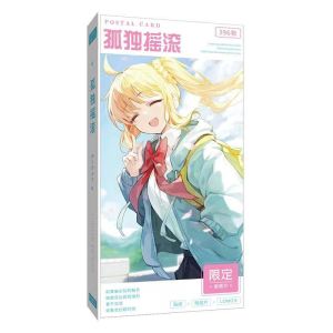 396 Pcs Anime Bocchi The Rock Gotou Hitori Ijichi Nijika Yamada Ryo Kita Ikuyo LOMO Cards Photo Cards Blessing Greeting Card Message Postcard
