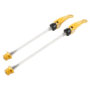 SHICA 1 Pair Front Wheel 100mm Bike Quick Release Lever Wear-resistant Rear Wheel 130/135mm Hub Quick Release Lever Lightweight Design Alloy Bicycle Hub Lever Mountain Bike Hub