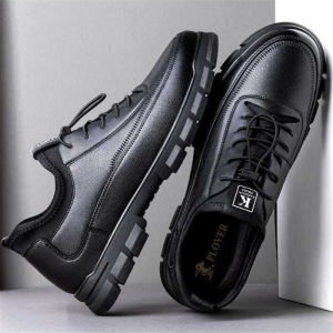 พร้อมส่ง รองเท้าออกซฟอร์ดหนัง รองเท้าผู้ชาย รองเท้าหนังสีดำ ﻿