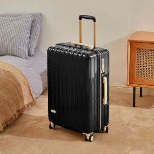 20/24/28 Inch Japanese Style Travel Bag TSA Lock Luggage Lightweight Luggage Trolley Travel Bag 360° Silent Wheels Suitcase