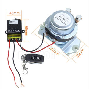300A100A Large Battery Leakproof Electromagnetic Auto Relay Motor Car Power Main Switch 12v24v