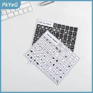 PkYeG CSP sơn Shortcut biểu tượng Bàn phím Sticker Clip Studio sơn Tablet bàn phím Sticker sơn Shortcut biểu tượng Bàn phím Sticker