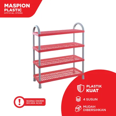 Maspion Plastic Rak Sepatu Plastik Susun 4