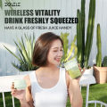 ZOLELE Zi102 USB Rechargeable Portable Juicer Blender Mini Vegetables Fruits Electric Juicer. 