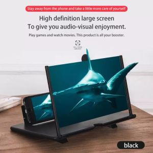 Giá Đỡ Điện Thoại Di Động Zeallion Gập Phóng To Màn Hình Phóng To 12 Inch Bảo Vệ Bức Xạ Bộ Khuếch Đại Video 3D HD Màn Hình Lớn