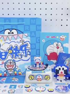 【Ship in 24H】Bluetooth speaker night light 哆啦a梦蓝牙音箱复古迷你七彩氛围灯音响高音质生日礼物男女生520