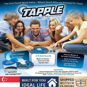Fast-Paced Puzzle Game Learning Game Fast Word Game Family Board Games For Kids Adults Great for All Ages