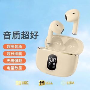 Bluetooth Earphones 2025 New wireless noise-canceling high battery life suitable for men and women for and Huawei gaming