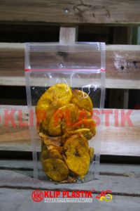 Plastik Klip PP / Standing Pouch / Seal Lebar / Plastik kemasan Snack / Plastik PP Klip / Zipper bag / ukuran 17.5+3 x 14cm (ukuran dalam plastik) / 22 x 14 cm