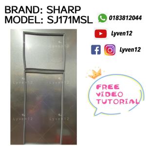 [SHARP-SJ171MSL] REFRIGERATOR DOOR GASKET/GETAH PINTU PETI SEJUK