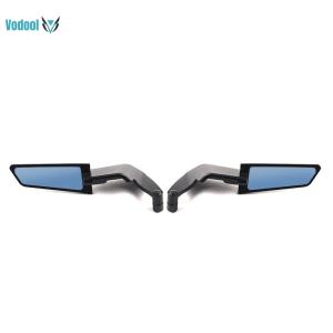 2Pcs Motorcycle Mirrors Universal 10mm 8mm Stealth Mirrors Rotating Rear View Mirror Motorcycle Wind Wing Side Mirror [Vodool Official Center]