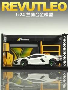 A beautiful department store Lamborghini Aventador Alloy Toy Car Model Display Piece Boys Realistic Childrens Toy Car Collectible Static Model