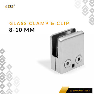 Penjepit Kaca Sambungan Tiang Railing Kotak Stainless SUS 304 Glass Clamp