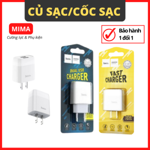 [HCM]Củ sạc nhanh 2 cổng USB output 2.4A cho điên thoại Android/iPhone các dòng-Củ sạc đa năng cho điện thoại samsung oppo iPhone xiaomi redmi realme