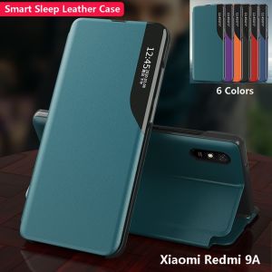 Casing For Xiaomi Poco F5 X5 Pro F4 X4 GT F5Pro PocoF5 Pro 5G Matte Leather Flip Phone Case Intelligent Window Smart View Wake Sleep Up Bracket Cases Shockproof Casing Back Cover