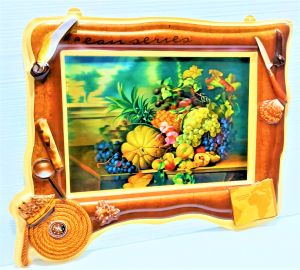 Bingkai Foto Karakter Aesthetic + Lukisan 3D Dimensi Cantik 45 x 50 Cm Kado Ulang Tahun Hampers Gift Hiasan Dinding