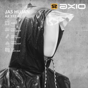 Jas Hujan Dewasa  Axio Ax332 Tebal Setelan Jaket Celana Ax 332 Motif  Carbon
