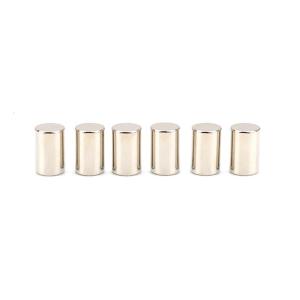 6 Pcs Guitar Pickup Polepiece Poles Slug Rod Replacement Pickup Magnet Slug Rod for Electric Guitar Bass Durable