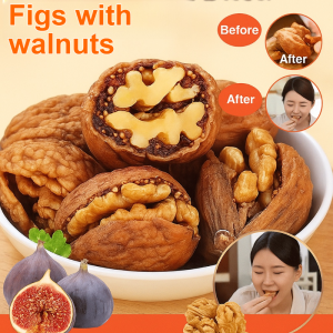 🔥Sale Fig with walnut kernels Figs with walnuts Xinjiang specialty Snacks Leisure food