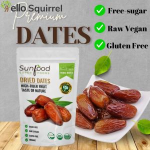 Dates Fruits Dried From Saudi No Sugar Dried Pitted Dates Raw Vegan No Gluten Dried Fruits Organic Foods Snacks 200gram