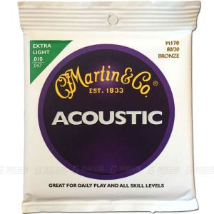 สายกีตาร์โปร่ง MARTIN M170 (010) เบอร์ 10 (Extra Light 10-47) สายกีต้าร์โปร่ง martin สายกีต้า มาติน
