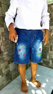 Celana Jeans Anak Perempuan 8-12 Tahun: Hot Pant Terlaris Trendy Rawis(Rumbai) COD