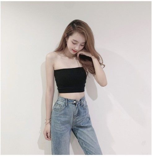 Áo ống cúp ngực không đệm - áo bra không dây cực xinh