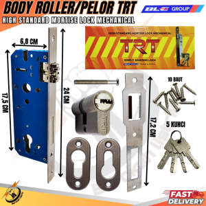 Body Kunci Pintu Pelor ASLI TRT BELLUCCI GRUOP Bodi Kunci Pintu Kupu-Kupu Kunci Pintu TarungTingkat Keamanan Tinggi - Warna Silver